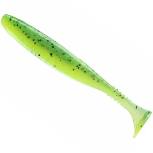 Shad DAIWA D.Fin, UV Chartreuse Tiger, 15cm, 3buc/pac Shad DAIWA D.Fin, UV Chartreuse Tiger, 15cm, 3buc/pac