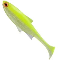 Shad DAIWA Prorex Live Roach, UV Lime Roach, 6.5cm, 2g, 6buc/pac