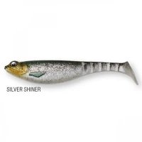 Shad Dam Effzett Shadster Power Tail 8cm 5.6gr Silver Shiner