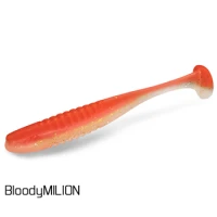 Shad Delphin Zandera Uvs, Bloody Milion, 10cm, 5buc/pac