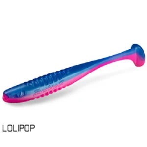 Shad Delphin Zandera UVs, Lolipop, 10cm, 5buc/pac