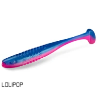 Shad Delphin Zandera Uvs, Lolipop, 12cm, 30buc/pac