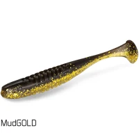 Shad Delphin Zandera Uvs, Mudgold, 10cm, 5buc/pac