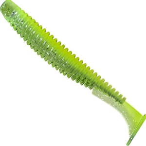 Shad FAST STRIKE Down Shad 9cm, Chartreuse Clear, 10buc/pac