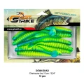 Shad FAST STRIKE Down Shad 9cm, Chartreuse Ice, 10buc/pac