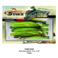 Shad FAST STRIKE Down Shad 9cm, Green Brown Back, 10buc/pac Shad FAST STRIKE Down Shad 9cm, Green Brown Back, 10buc/pac