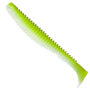 Shad FAST STRIKE Down Shad 9cm, White Neon Yellow, 10buc/pac