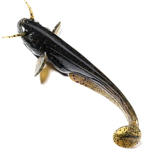 Shad FISHUP Catfish, 5cm, Watermelon Brown Black, 10buc/pac