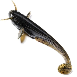 Shad FISHUP Catfish, 7.5cm, 043 Watermelon Brown Black, 8buc/pac