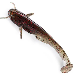 Shad FISHUP Catfish, 7.5cm, 045 Green Pumpkin Red & Black, 8buc/pac