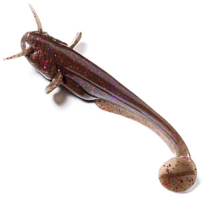 Shad FISHUP Catfish, 7.5cm, 050 Green Pumpkin Brown Red & Purple, 8buc/pac