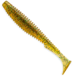 Shad FISHUP U-Shad, 10.1cm, Caramel Green & Black, 8buc/pac