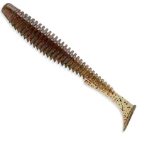 Shad FISHUP U-Shad, 10.1cm, Green Pumpkin Red & Black, 8buc/pac