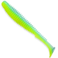 Shad Fishup U-shad, 206 Sky Chartreuse, 10.1cm, 8buc/pac