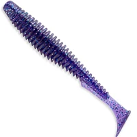 Shad FISHUP U-Shad, 5cm, Dark Violet Peacock & Silver, 10buc/pac