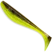 Shad Fishup Wizzle Shad, 12.5cm, Green Pumpkin Flo Chartreuse, 4buc/pac
