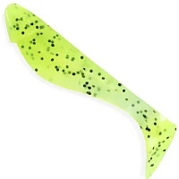 Shad FISHUP Wizzy , 3.8cm, Chartreuse Black, 10buc/pac