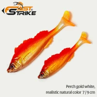 Shad Fast Strike Perch, PGW Perch Gold White, 7cm, 3.5g, 10buc/pac