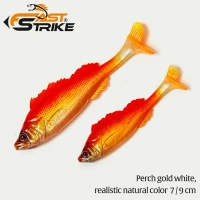 Shad Fast Strike Perch, PGW Perch Gold White, 9cm, 8.5g, 1buc/pac