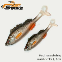 Shad Fast Strike Perch, PNW Perch Natural White, 7cm, 3.5g, 10buc/pac