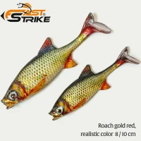 Shad Fast Strike Roach, RGR Roach Gold Red, 8cm, 5g