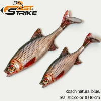 Shad Fast Strike Roach, RNB Roach Natural Blue, 10cm, 9g, 8buc/pac