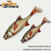 Shad Fast Strike Roach, Rwn Roach Wounded Natural, 10cm, 9g