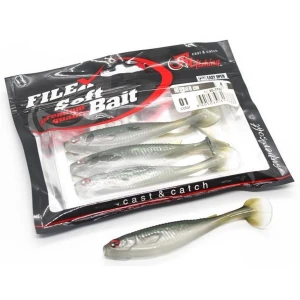 Shad Filfishing Filex Neox, Culoare 01, 10cm, 4buc/pac