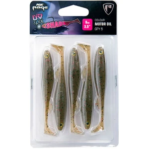 Shad Fox Rage Slick Shad Ultra UV, Motor Oil, 9cm, 5buc/pac