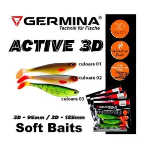 Shad Germina Active 3D 9.5cm culoare 01 Shad Germina Active 3D 9.5cm culoare 01