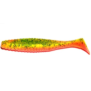 Shad Hide Up Stagger Original Salt 3.5", S-06 Chart Orange Black Flake, 9cm, 8buc/pac