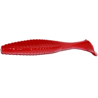 Shad Hide Up Stagger Original Salt 4", S-01 Lacquer Red, 10.2cm, 10g, 8buc/pac