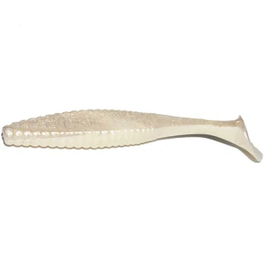 Shad Hide Up Stagger Original Salt 4", S-02 Pearl Glow, 10.2cm, 10g, 8buc/pac