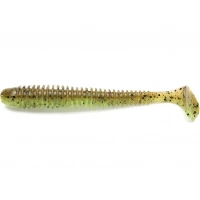 Shad Keitech Swing Impact, Green Pumpkin Chartreuse 401, 5cm, 12buc/pac
