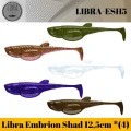 Shad LIBRA LURES Embrion Shad, 12.5cm, 15g, Hot Orange, 4buc/pac