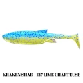 Shad LIBRA LURES Kraken Shad, 10cm, 7.5g, Lime Chartreuse, 6buc/pac Shad LIBRA LURES Kraken Shad, 10cm, 7.5g, Lime Chartreuse, 6buc/pac