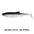 Shad LIBRA LURES Kraken Shad, 10cm, 7.5g, White, 6buc/pac