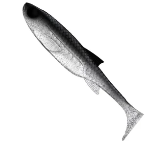 Shad LIBRA LURES Kraken Shad, 12.5cm, 15g, Ghost, 4buc/pac
