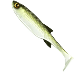 Shad LIBRA LURES Kraken Shad, 20.5cm, 60g, Olive Whitefish, 1buc/pac