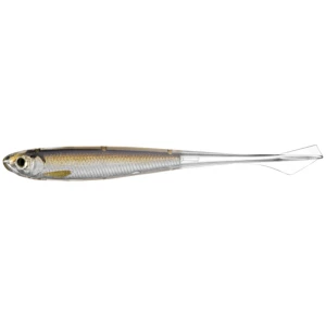 Shad Live Target Ghost Tail Minnow Dropshot, Silver / Brown, 9.5cm, 4buc/pac