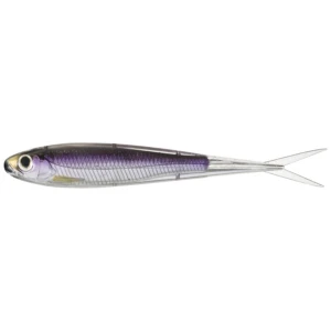 Shad Live Target Twitch Minnow Soft Jerkbait, Silver / Purple, 11.5cm, 4buc/pac Shad Live Target Twitch Minnow Soft Jerkbait, Silver / Purple, 11.5cm, 4buc/pac
