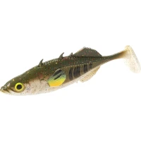 Shad Mikado Real Fish Stickleback, Green Pumpkin, 5cm, 5buc/pac