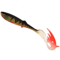 Shad Mikado Sicario Pike Tail, Bloody Perch, 10.5cm, 4buc/pac