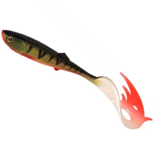 Shad MIKADO Sicario Pike Tail, Bloody Perch, 10.5cm, 4buc/pac