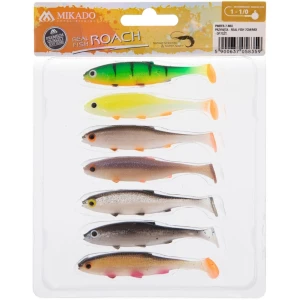 Shad Mikado Real Fish, Culoare Mix, 7cm, 7buc/pac