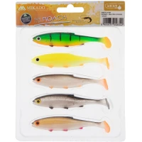 Shad Mikado Real Fish, Culoare Mix, 8.5cm, 5buc/pac