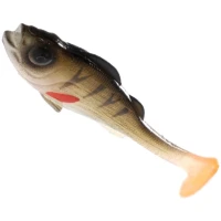 Shad Mikado Real Fish, Culoare Natraul Perch, 6.5cm, 6buc/pac