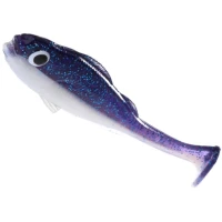 Shad Mikado Real Fish, Culoare Violet Perch, 6.5cm, 6buc/pac