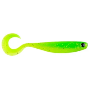 Shad Mustad Mezashi Curly Tail Minnow, Chart & Chart, 9cm, 6buc/pac Shad Mustad Mezashi Curly Tail Minnow, Chart & Chart, 9cm, 6buc/pac