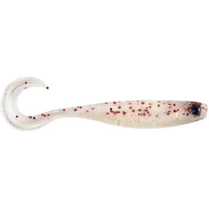 Shad Mustad Mezashi Curly Tail Minnow, Clear Magic, 9cm, 6buc/pac Shad Mustad Mezashi Curly Tail Minnow, Clear Magic, 9cm, 6buc/pac